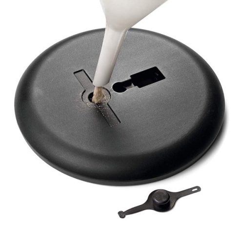 Plakátkeret DURABLE padló állvánnyal A/4 alumínium ezüst