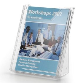   Prospektustartó DURABLE Combibox A/4 asztali/fali 2 részes átlátszó