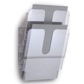   Prospektustartó DURABLE Flexiplus A/4 álló fali 2 részes átlátszó