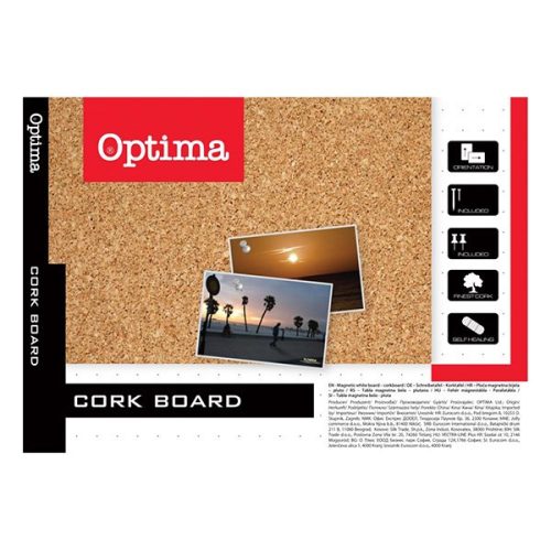 Parafatábla OPTIMA aluminium keret 30x45 cm