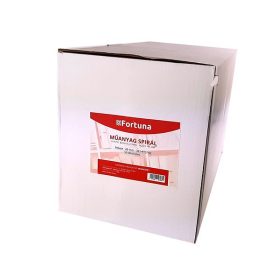 Iratspirál műanyag FORTUNA 45mm 341-410 lap fekete 50/dob