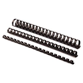   Iratspirál műanyag FELLOWES 16mm fekete műanyag spirál 101-120 lap 100 darabos