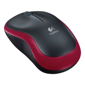   Egér vezeték nélküli LOGITECH M185 2,4 Ghz 1000 DPI piros