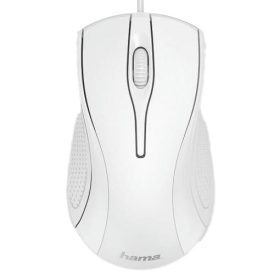 Egér vezetékes HAMA MC-200 USB 1200 DPI fehér