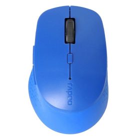   Egér vezeték nélküli RAPOO M300 Bluetooth 2,4 GHz 6 gombos kék