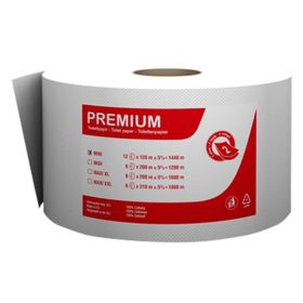   Toalettpapír FORTUNA Premium Jumbo mini tekercses 2 rétegű 19cm 120 m hófehér 12/csom