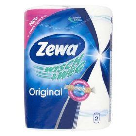   Kéztörlő tekercses háztartási ZEWA Wisch & Weg Original 2 tekercses 2 rétegű