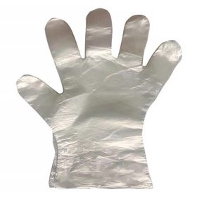 Polietilén kesztyű egyszer használatos 100 darabos