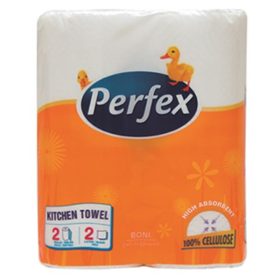   Kéztörlő tekercses háztartási PERFEX Boni 2 tekercses  2 rétegű