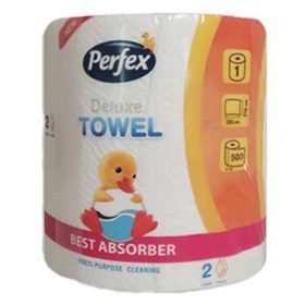   Kéztörlő tekercses háztartási PERFEX Deluxe 500 lapos 1 tekercses 2 rétegű