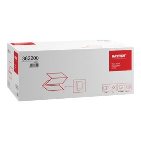   Kéztörlő hajtogatott KATRIN Plus Zig Zag ("V") 23x23 cm 250 lap kék 1 rétegű 20 darab/karton