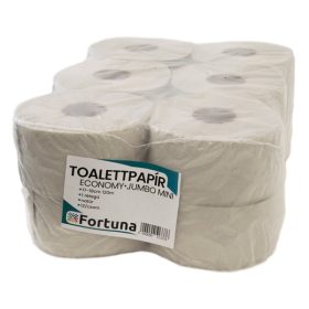   Toalettpapír FORTUNA Economy Jumbo mini 17-18cm 120m 1 rétegű natúr 12/csom