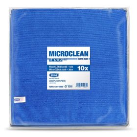   Törlőkendő mikroszálas BONUS microCLEAN HoReCa HACCP 40x40 cm kék 10 darabos