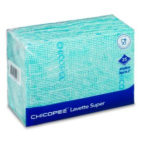   Törlőkendő konyhai CHICOPEE Lavette Super mosható 51 x 36 cm zöld 25 darabos