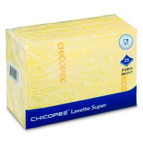   Törlőkendő konyhai CHICOPEE Lavette Super mosható 51 x 36 cm sárga 25 darabos