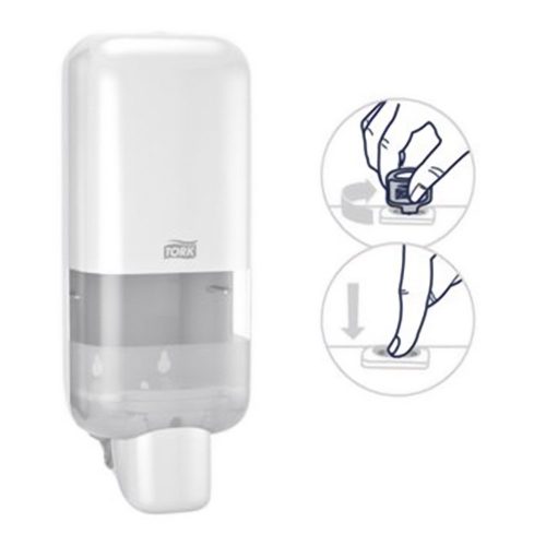Habszappan és kézfertőtlenítő adagoló TORK Elevation S4 rendszer fehér