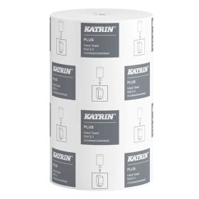   Kéztörlő tekercses KATRIN Plus S 2 mini 14 cm 60 m 240 lap belsőmagos 2 rétegű fehér