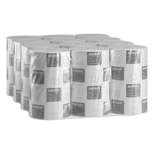 Kéztörlő tekercses KATRIN Plus S 2 mini 14 cm 60 m 240 lap belsőmagos 2 rétegű fehér