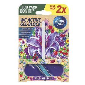 Toalett illatosító AMBI PUR 2x45g Wild hibiskus