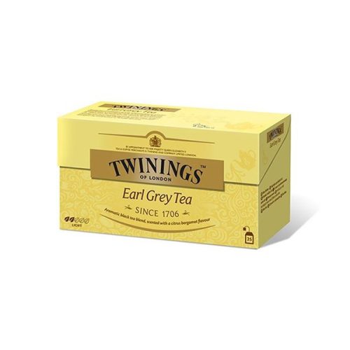 Fekete tea TWININGS Earl Grey 25x2 g