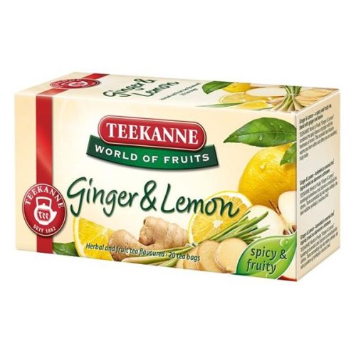 Gyümölcstea TEEKANNE World of Fruits gyömbér-citrom 20x2,5 g