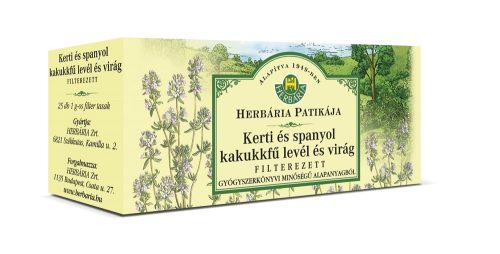 Herbatea HERBÁRIA kerti és spanyol kakukkfű levél 25x1 g