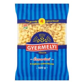 Száraztészta csavartcső GYERMELYI 4 tojásos 500 g