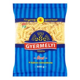 Száraztészta orsó GYERMELYI 4 tojásos 500 g