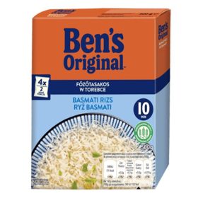Főzőtasakos rizs UNCLE BEN'S basmati 4x125 g