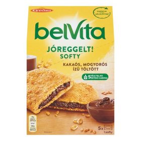   Keksz BELVITA Jó Reggelt! Softy csokoládés és mogyorós töltelékkel multipack 250 g
