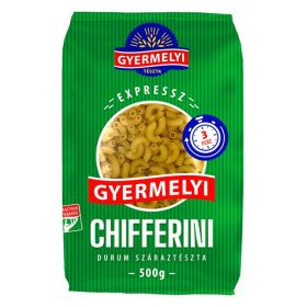 Száraztészta chifferini GYERMELYI Expressz durum 500 g
