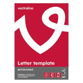Betűkivágó VECTRALINE 2 lapos