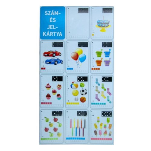 Szám és jelkártya VECTRALINE I.osztályos