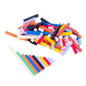 Számolórúd készlet színes 120 darabos