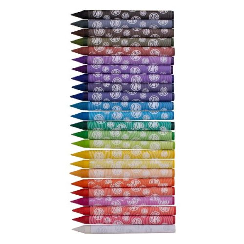 Zsírkréta ASTRA kerek hegyezett 24 színű