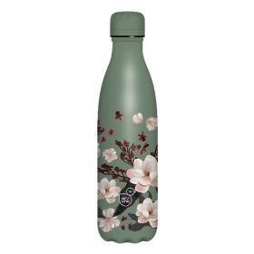 Kulacs duplafalú ARS UNA fém 500 ml Flowery Pink