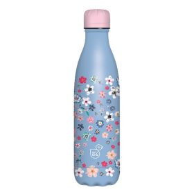 Kulacs duplafalú ARS UNA fém 500 ml Pearl Blossom Blue