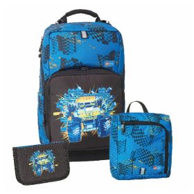   Iskolatáska szett LEGO Optimo 3 részes City Go Big tornazsákkal és felszerelt tolltartóval