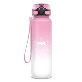   Kulacs ARS UNA műanyag matt BPA-mentes motivációs ombre 1 liter Candy floss