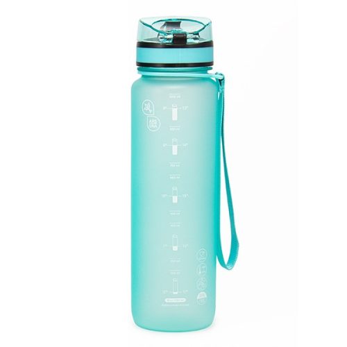 Kulacs ARS UNA műanyag matt BPA-mentes motivációs 1 liter Mint