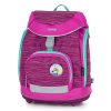 Iskolatáska szett OXY SHERPY 4 részes Pink tolltartóval, tornazsákkal és cserélhető matricával