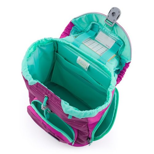 Iskolatáska szett OXY SHERPY 4 részes Pink tolltartóval, tornazsákkal és cserélhető matricával