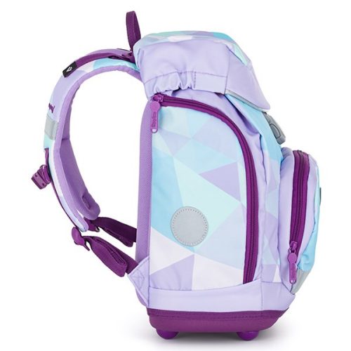 Iskolatáska szett OXY SHERPY 4 részes Unicorn tolltartóval, tornazsákkal és cserélhető matricával /2025