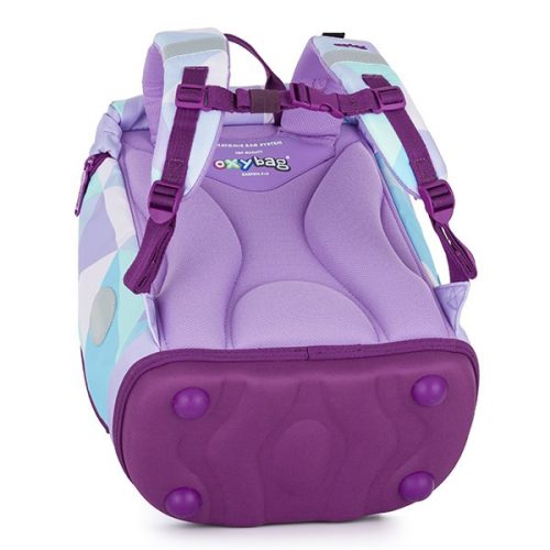 Iskolatáska szett OXY SHERPY 4 részes Unicorn tolltartóval, tornazsákkal és cserélhető matricával /2025