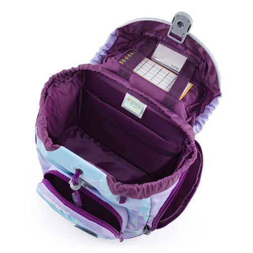 Iskolatáska szett OXY SHERPY 4 részes Unicorn tolltartóval, tornazsákkal és cserélhető matricával /2025