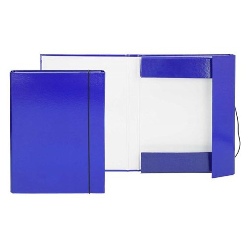 Füzetbox OPTIMA A/4 3 cm-es gerinccel sötétkék