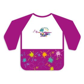 Festőkötény ARS UNA Pink Splash 3-7 év