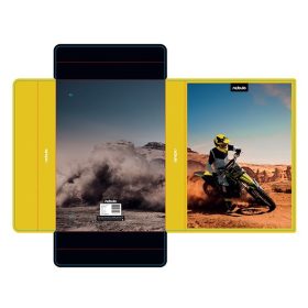 Füzetbox NEBULO A/4 hullámkarton Motocross