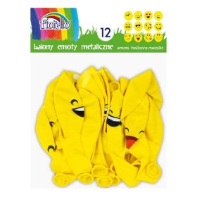   Lufi FIORELLO Metallic mintás vegyes érzelmek 12" 12 darabos