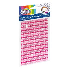  Öntapadós kövek FIORELLO GR-DS040 gyémánthatású rózsaszín